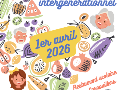Repas intergénérationnel - Pomponne - mercredi 1er avril 2026