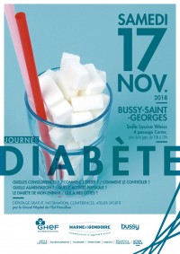 Journée diabète le samedi 17 novembre à Bussy-Saint-Georges