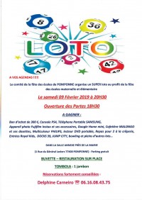 Super loto de la fête des écoles