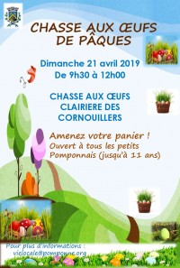 Chasse aux œufs de pâques 2019
