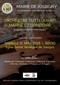 Concert de Printemps Orchestre TUTTI QUANTI