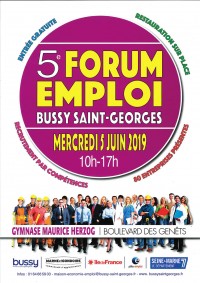 5e forum emploi à Bussy Saint-Georges