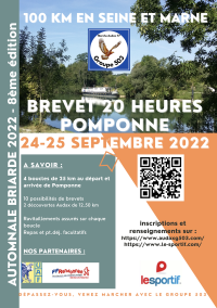 AUTOMNALE BRIARDE 2022 - BREVET 20 HEURES
