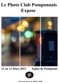 Exposition photos organisée par l'association Photo Club Pomponnais