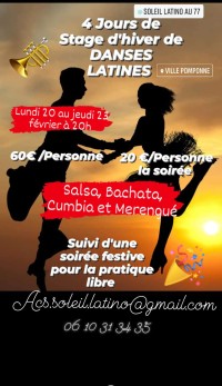 Stage d'hiver de danses latines