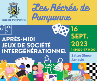 Les Récrés de Pomponne – Samedi 16 septembre 2023 Les Récrés de Pomponne - Samedi 16 septembre 2023