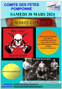Soirée Concert organisée par le Comité des Fêtes de Pomponne Soirée Concert organisée par le Comité des Fêtes de Pomponne