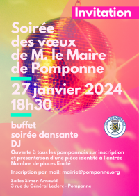 Soirée des voeux de M. le Maire de Pomponne Soirée des voeux de M. le Maire de Pomponne
