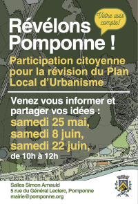 Réunion publique de lancement - Plan Local d'Urbanisme - Samedi 25 mai
