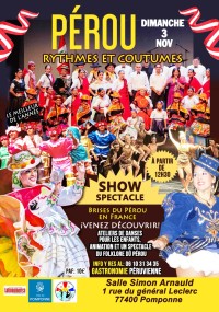 Pérou en fête avec la troupe Peru Ritmos y Costumbres de Barcelone - Spectacle artistique et culturel