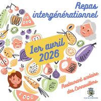 Repas intergénérationnel des aînés de Pomponne - mercredi 1er avril