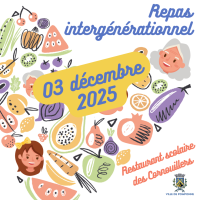 Repas intergénérationnel des aînés de Pomponne – mercredi 03 décembre Repas intergénérationnel des aînés de Pomponne - mercredi 03 décembre