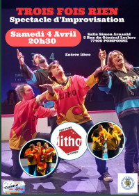Trois fois rien - spectacle d'improvisation