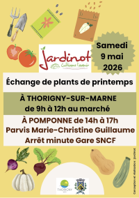 Echange de plants de printemps – samedi 9 mai Echange de plants de printemps - samedi 9 mai