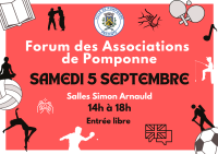 Forum des associations de Pomponne – samedi 5 septembre Forum des associations de Pomponne - samedi 5 septembre