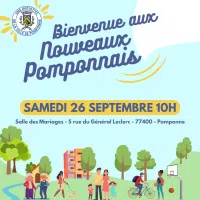 Cérémonie d’accueil des nouveaux arrivants – samedi 26 septembre 2026 Cérémonie d'accueil des nouveaux arrivants – samedi 26 septembre 2026