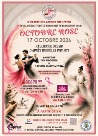OCTOBRE ROSE par le CERCLE DES ARTISTES EUROPEENS (C.A.E.) - l'ADSPS 77 & L'EVEIL DU LOTUS - Samedi 17 octobre