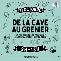 De la Cave au Grenier – Dimanche 11 octobre de 09h à 18h De la Cave au Grenier - Dimanche 11 octobre de 09h à 18h