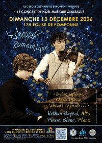 Concert de Noël Musique Classique " Echappée Romantique " - dimanche 13 décembre