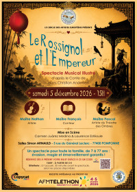 TÉLÉTHON - Le Rossignol et l'Empereur par le CERCLE DES ARTISTES EUROPEENS (C.A.E.) - Samedi 5 décembre